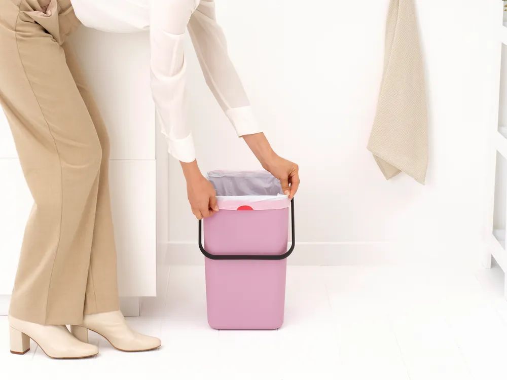 Brabantia Abfallbehälter 'Sort & Go', 25L - Lilac Pink