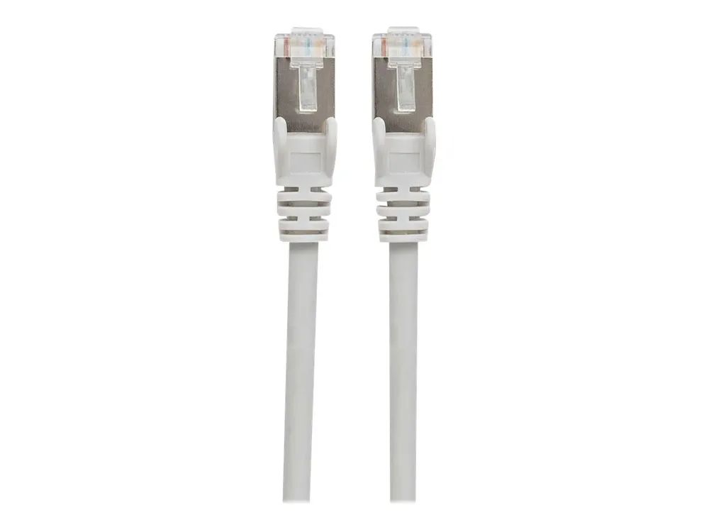Intellinet Network Patch Cable, Cat6A, 7.5m, Grey, Copper, S/FTP, LSOH / LSZH, PVC, RJ45, Gold Plated Contacts, Snagless, Booted, Polybag - Patch-Kabel (DTE)