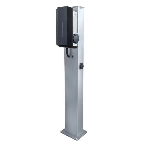 PC ELECTRIC E-MOBILITY Standsäule MS18 1 Wallbox GLB EV1 + 2 SSD
