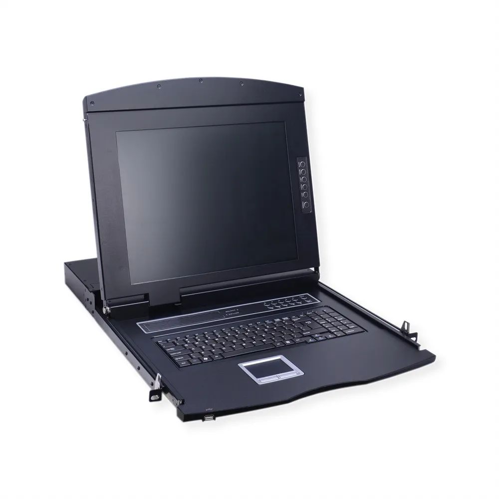 VALUE 19-Zoll-KVM-Konsole, 43 cm (17") TFT (16:9), VGA, USB, UK-Layout