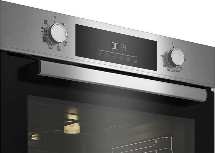 Beko BBSM12320X Backofenset mit Glaskeramikkochfeld
