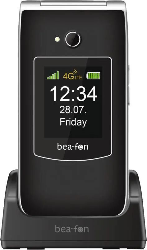 Bea-fon SL645 LTE schwarz-silber - Mobiltelefon - 1.550 mAh