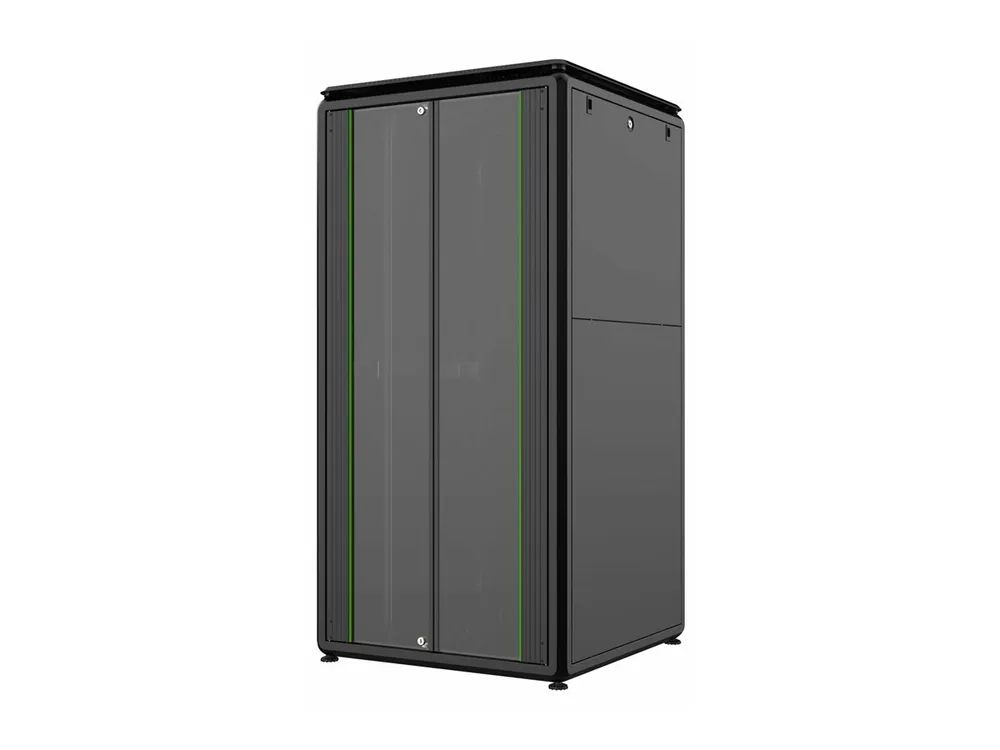 Lanview by Logon Data Line - Schrank Netzwerkschrank - 800 x 800 mm, data line - freistehend - Schwarz - 32U - 48.3 cm (19")