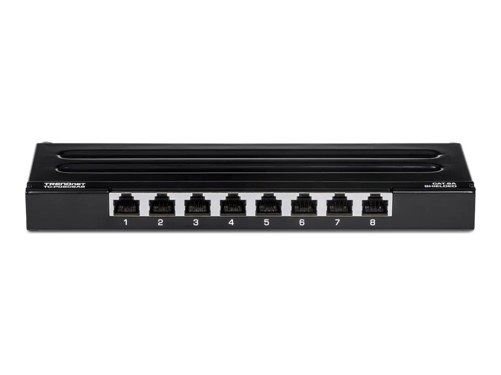 TRENDnet TC-P08C6AS - Patch Panel - geeignet für Wandmontage