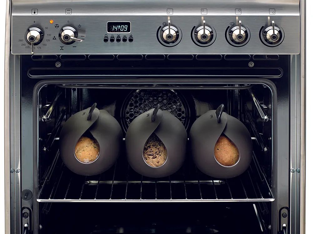 Lékué Brot- und Baguetteback-Set - Brown