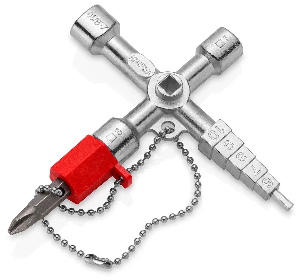 KNIPEX Profi-Key für gängige Absperrsysteme 89 mm