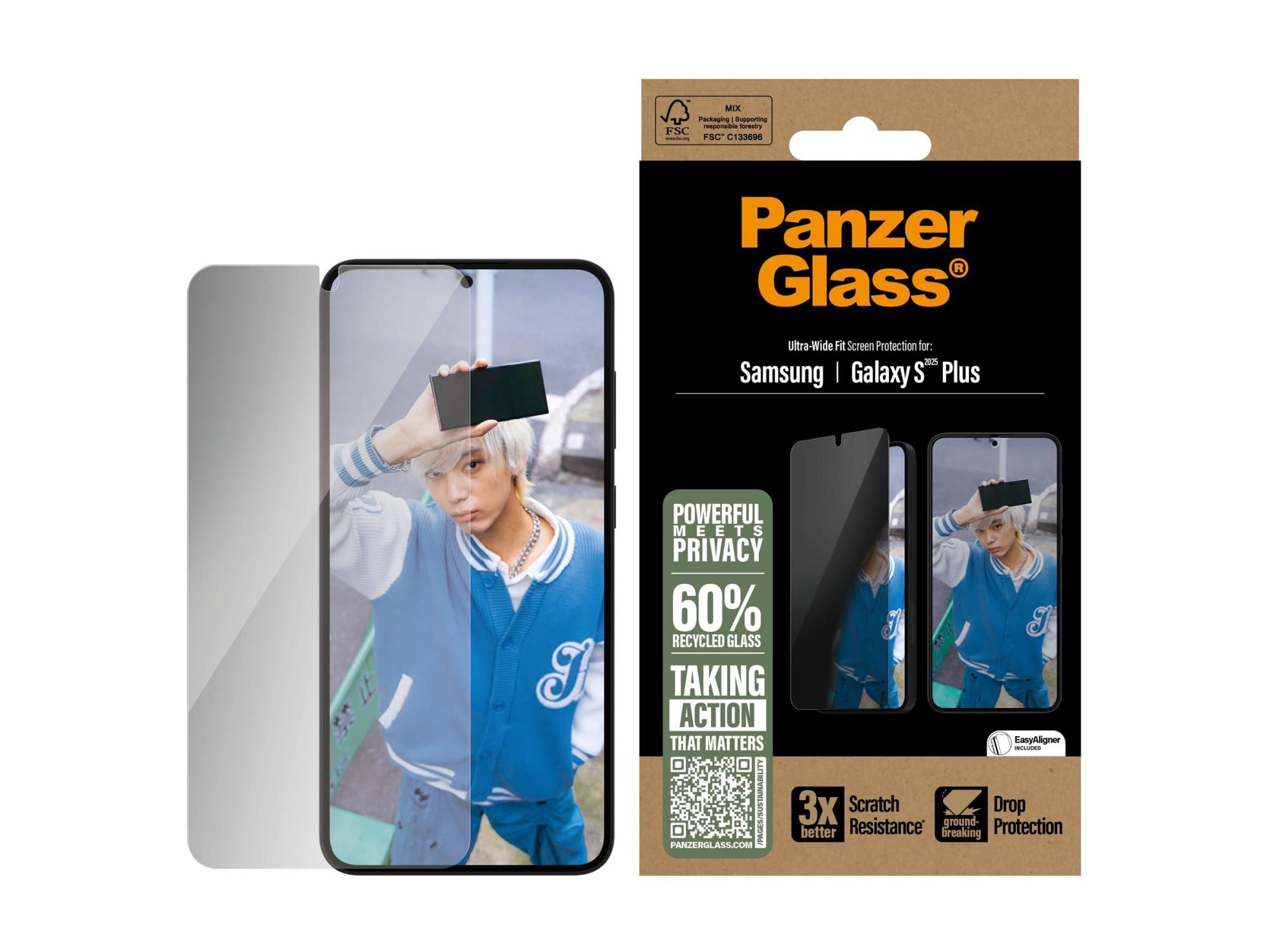 PanzerGlass Privacy - Bildschirmschutz für Handy