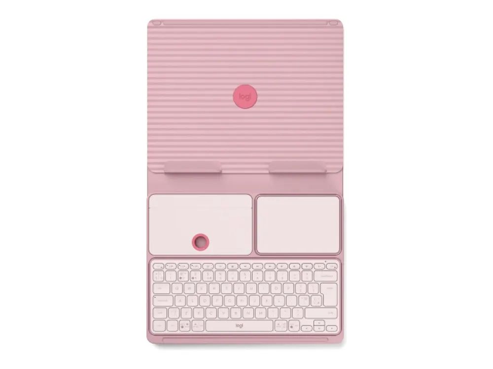 Logitech Casa Pop-Up Desk - Tastatur- und Touchpad-Set