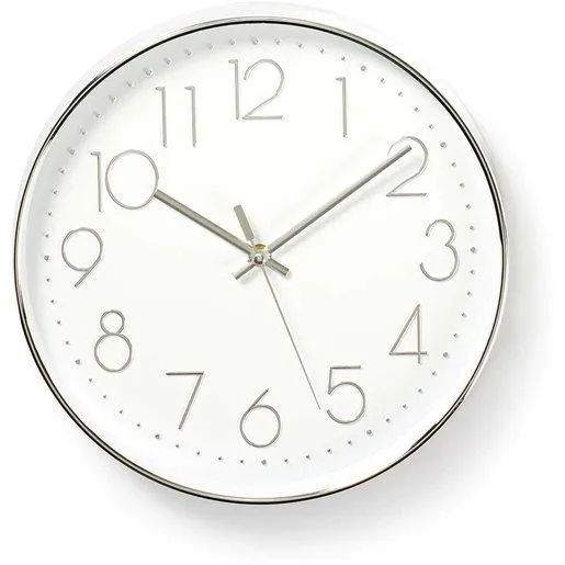 Nedis WANDUHR 30CM / NEDIS CLWA015PC30SR SI/WS CLWA015PC30SR