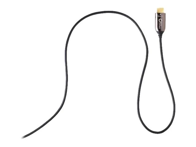 MicroConnect Premium - Kit HDMI-Kabel mit Ethernet - Hybrid Kupfer/Kohlefaser - Schwarz - 1080p-Unterstützung, HAOC-Kabel (Hybrid Active Optical Cable)