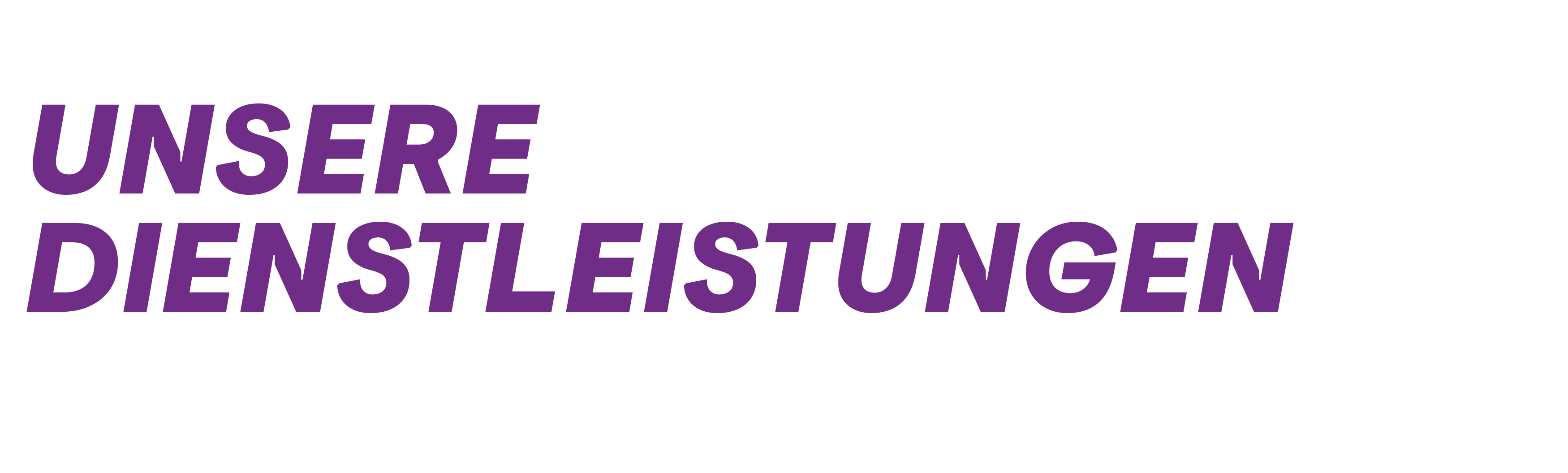 unsere dienstleistungen