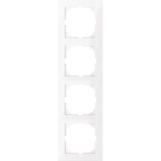 Merten M-PURE 4-F RAHMEN POLARWEIß / MERTEN MEG4040-3619