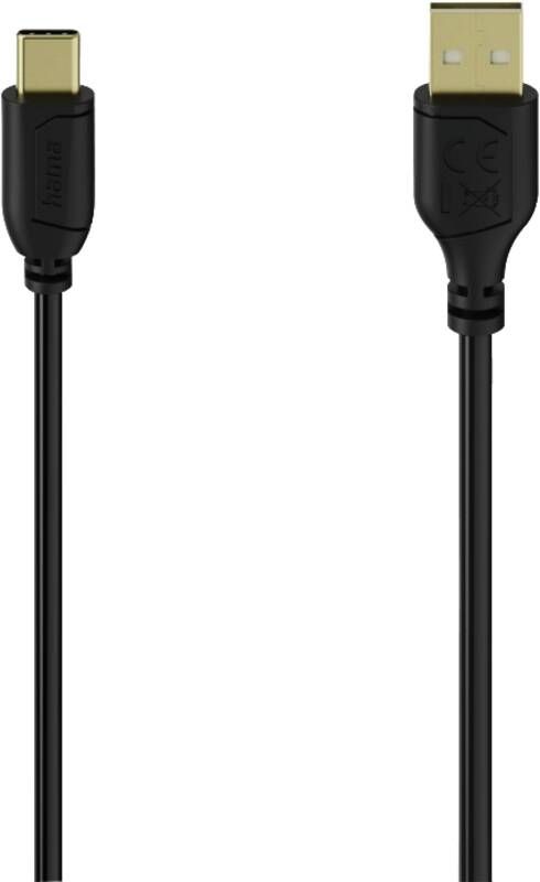 Hama 74265 USB-A auf USB-C, Flexibel, 0,75m
