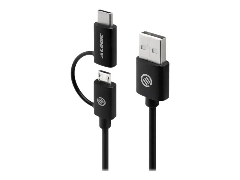Alogic USB-Kabel - USB (M) zu Micro-USB Typ B, 24 pin USB-C (M)