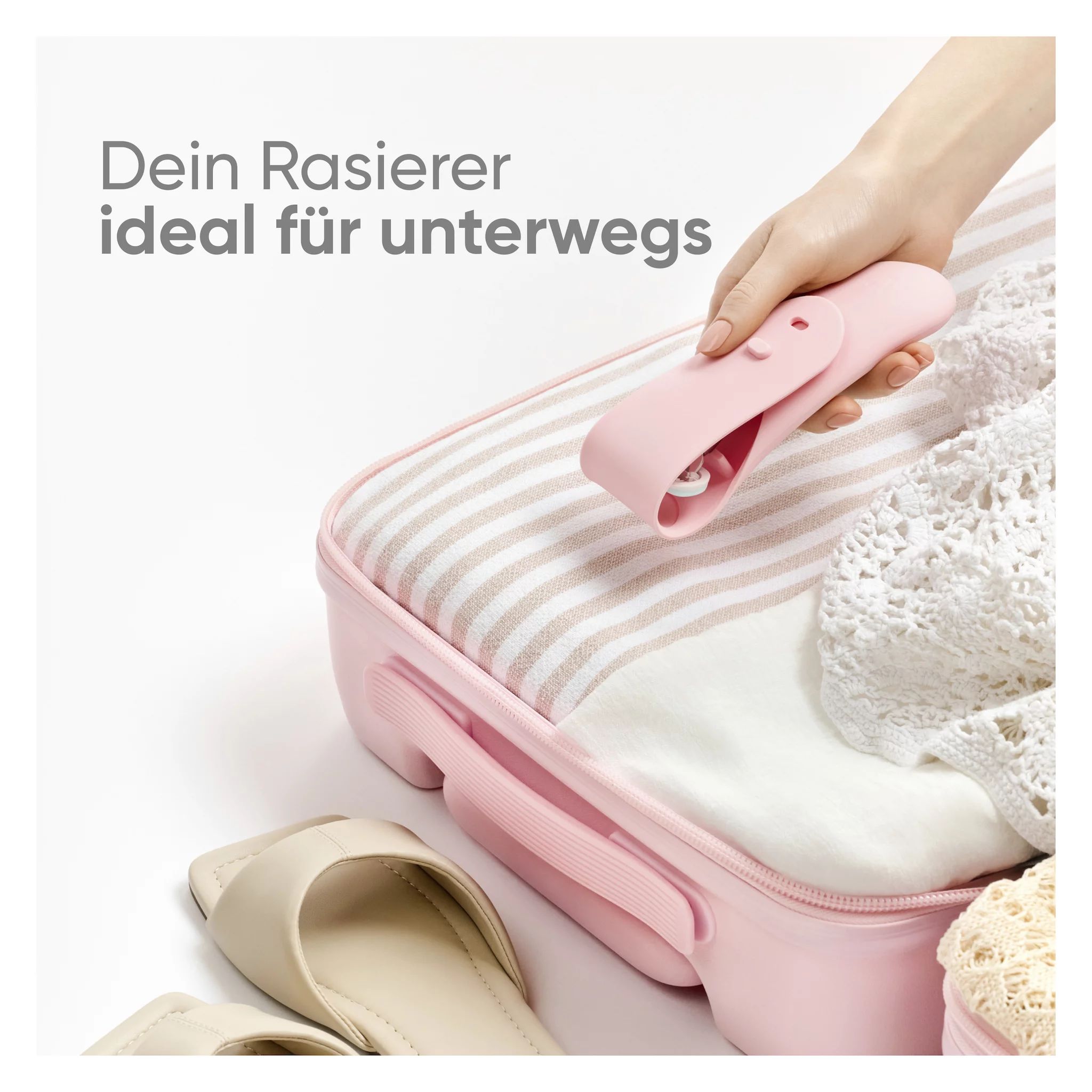 Gillette Venus Pro Smooth Sensitive Rasierapparat mit 1 Klinge, Duschhänger, Travelcase