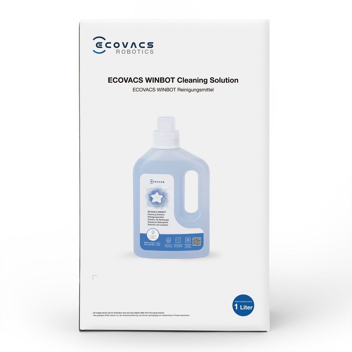 Ecovacs Reinigungslösung 1L, zu Winbots-Serie