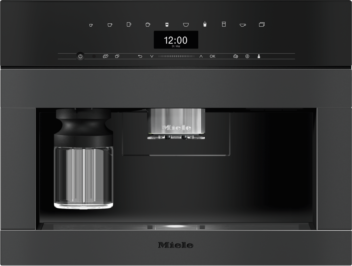 Miele Einbau-Kaffeevollautomat CVA 7440 obs./matt 125 Gala Ed