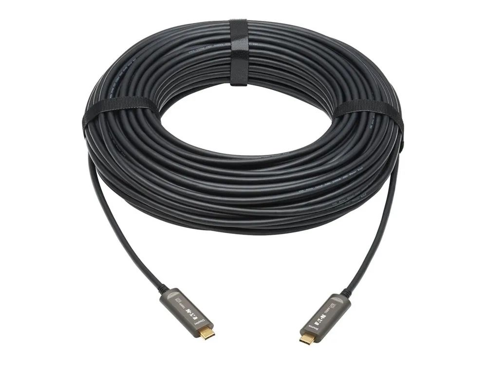 Tripp Eaton Tripp Lite Series USB-C to USB-C Plenum-Rated Fiber Active Optical Cable (AOC)