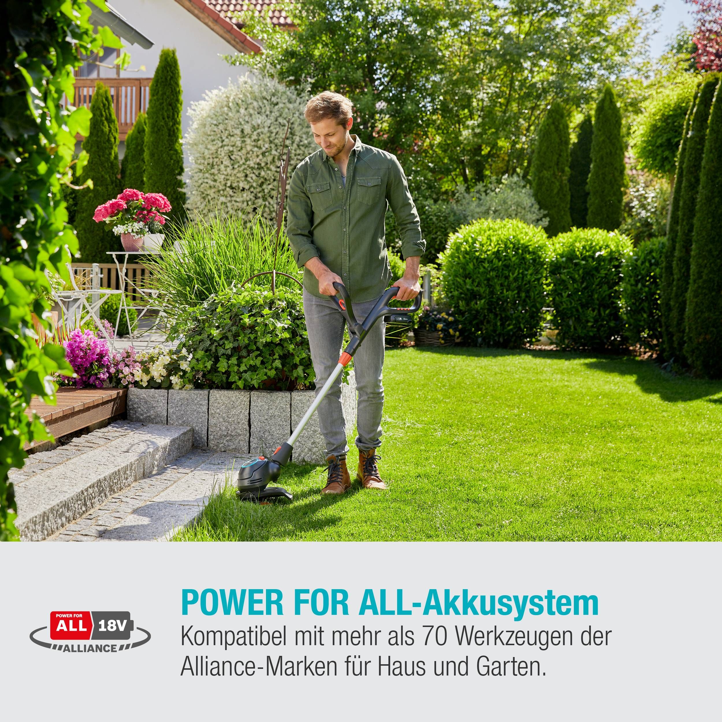 Gardena Akku-Trimmer ComfortCut 23/18V-P4A solo
