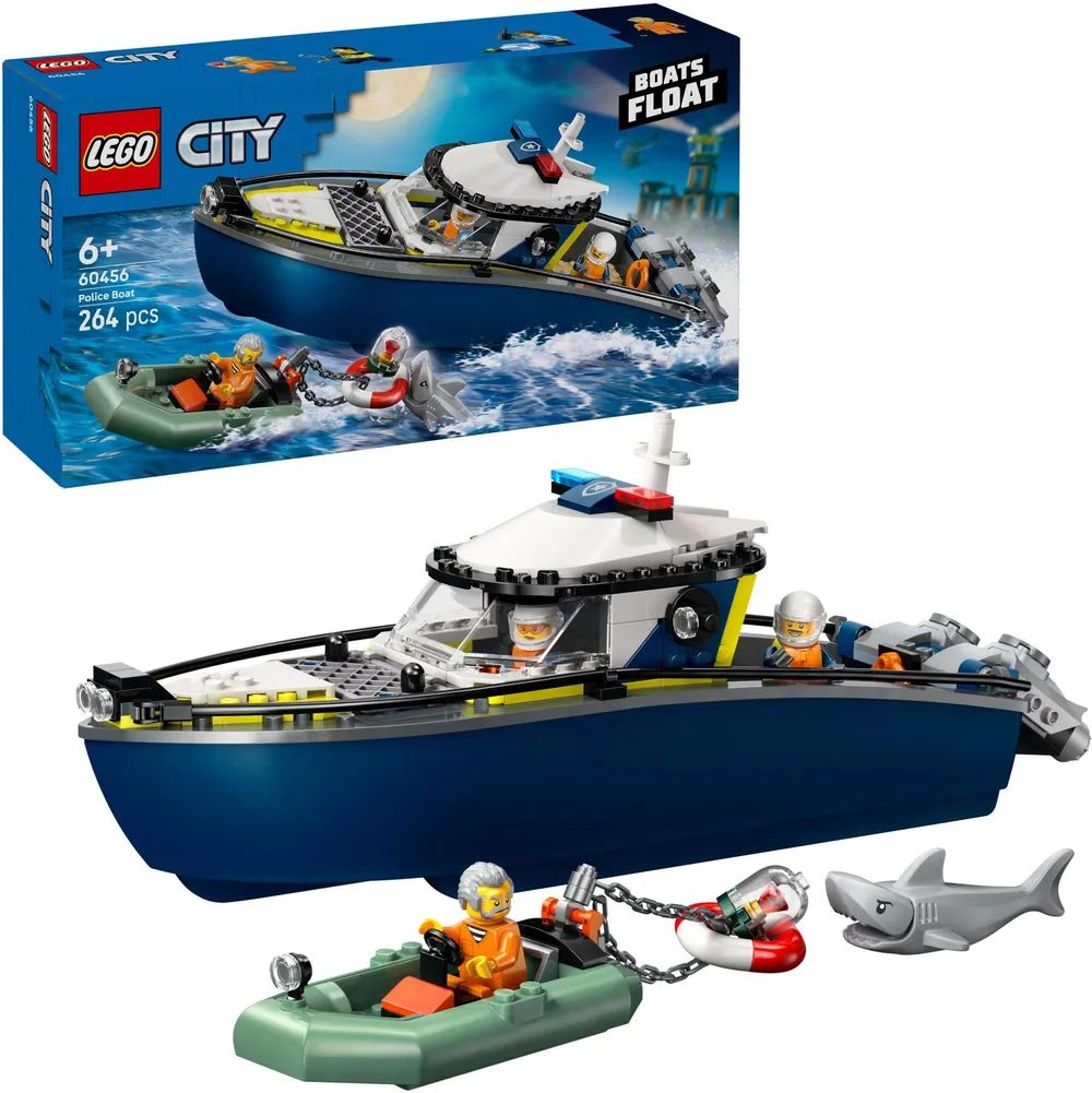LEGO Spielwaren GmbH City Verfolgungsjagd im Polizeiboot