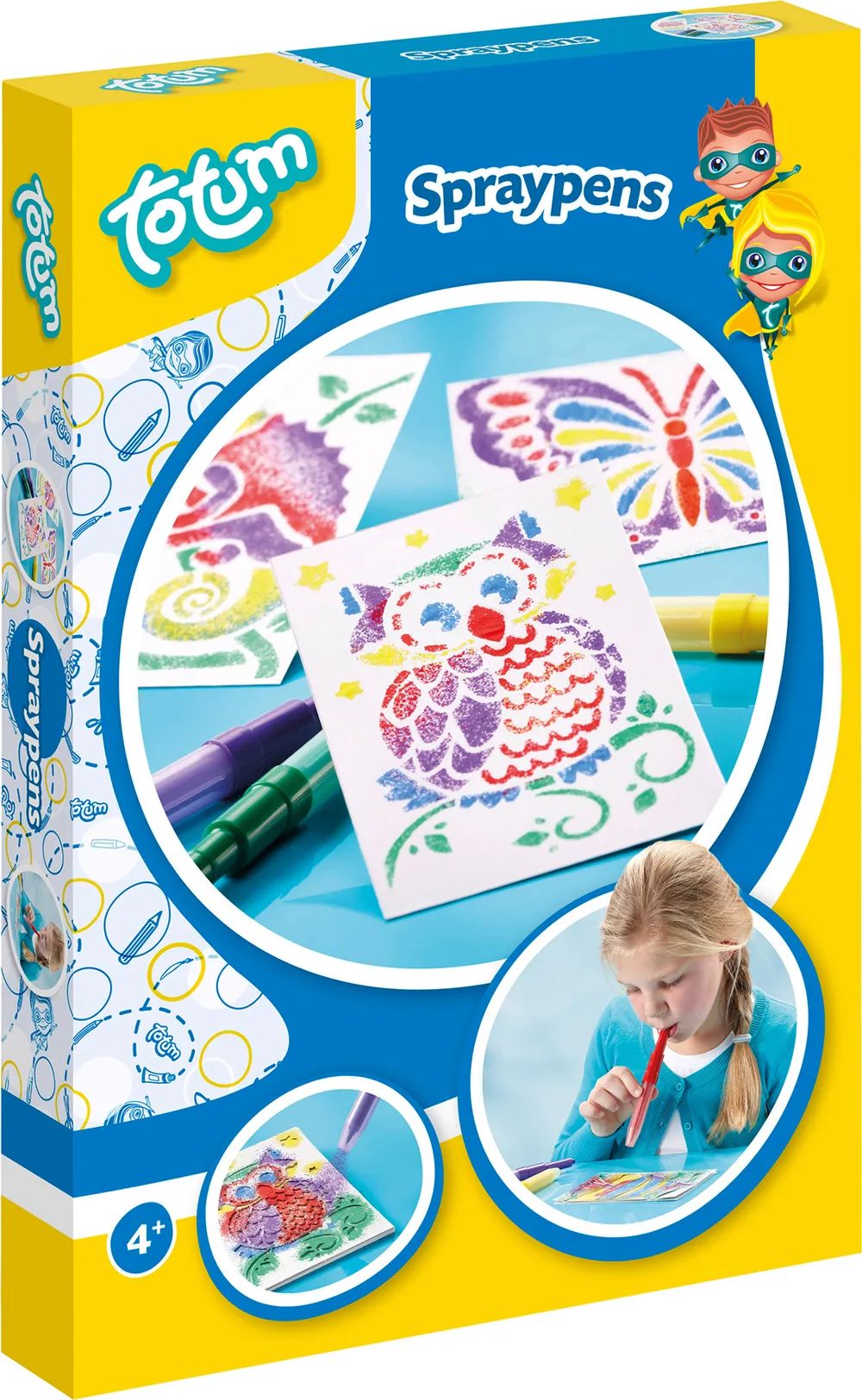 Totum GmbH Spraypens - Pustestiftbilder basteln