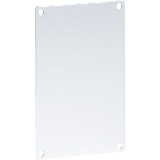 Hager ENDPLATTE F. ALU BRAP 65X100 / HAGER L 6532 ELN ALU NAT L6532ELN