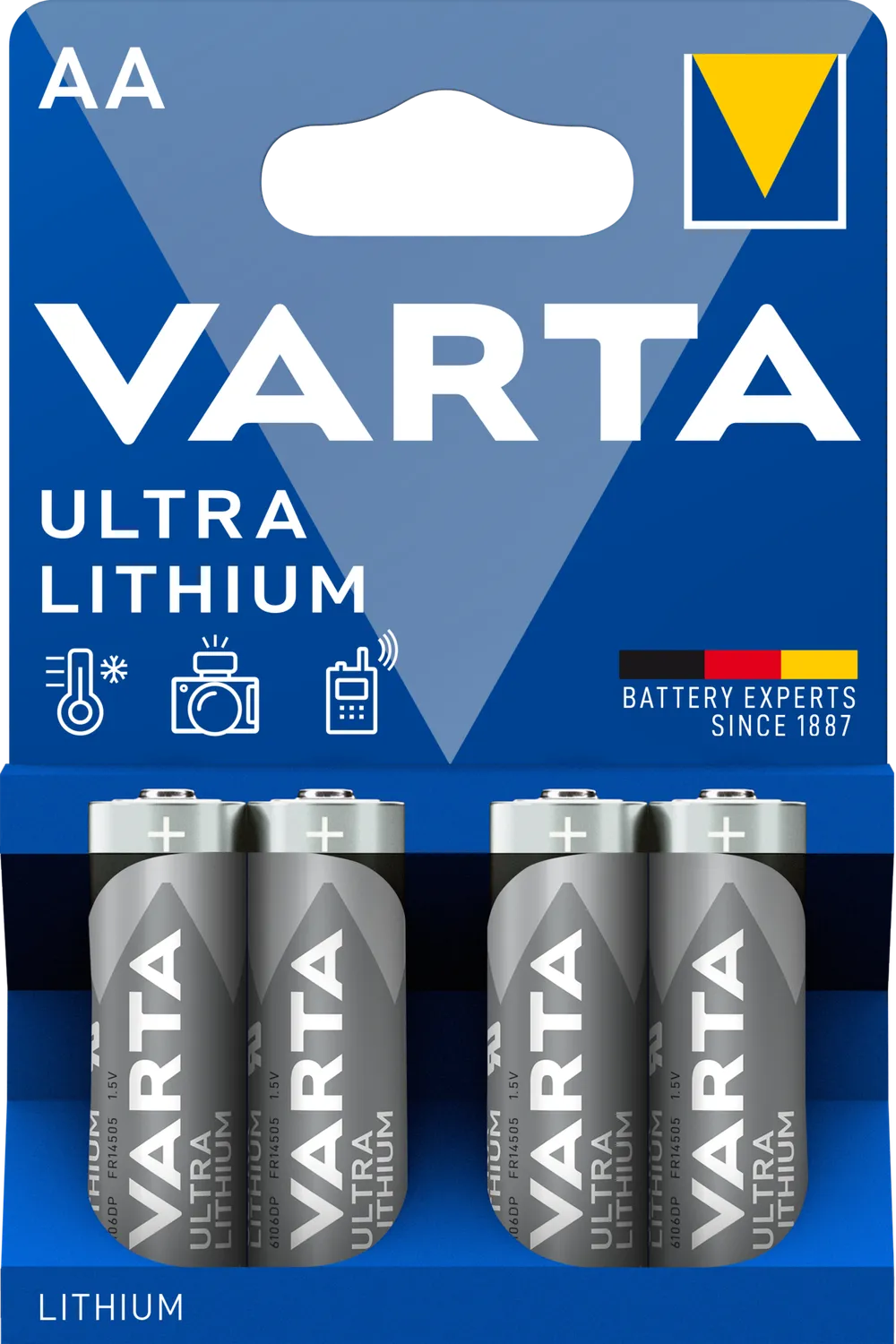VARTA ULTRA LITHIUM AA Blister 4