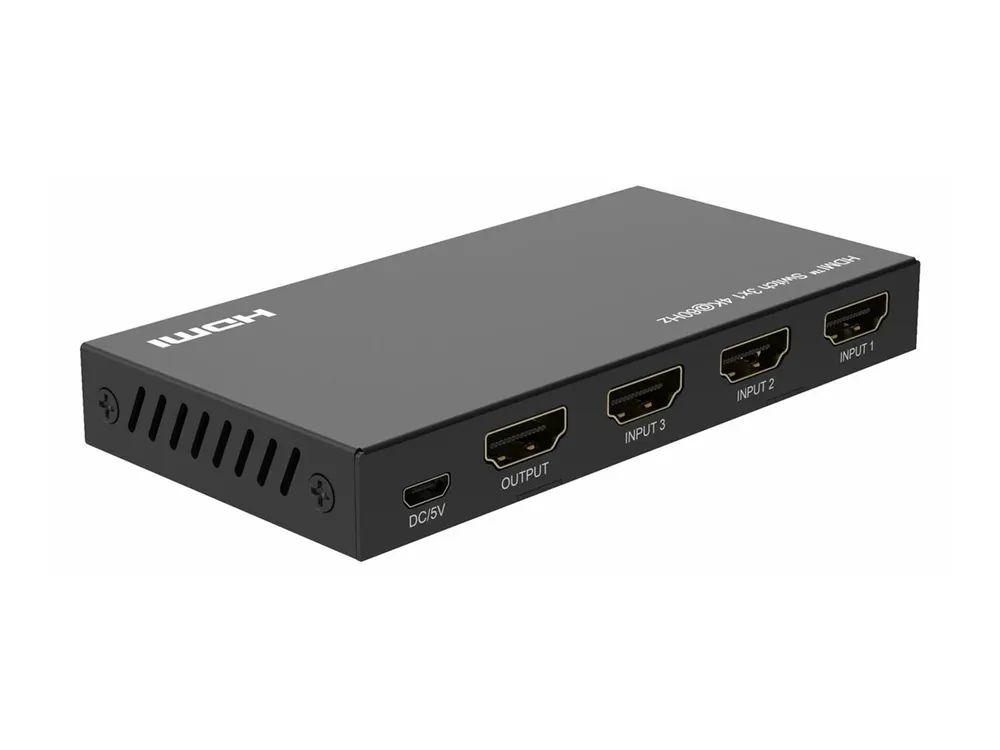 MicroConnect Switch - Fernbedienung - 3 x HDMI