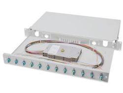 DIGITUS LWL Spleißbox, bestückt, LC, OM3