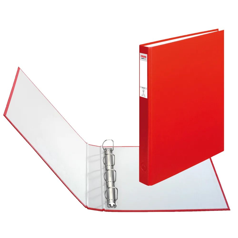 herlitz Ringbuch maX.file protect 4-Ring A4 rot