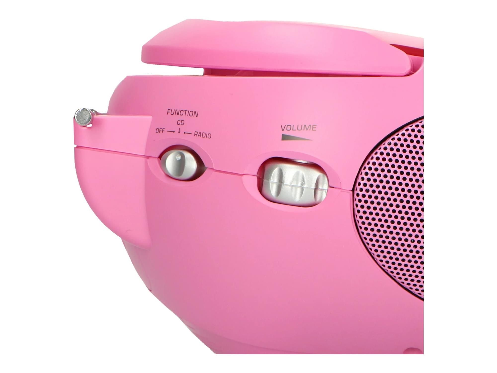 Lenco SCD-24 - Ghettoblaster - pink