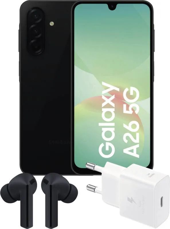 Samsung A26 5G 256GB BUDS3FE 25WCH - 256 GB