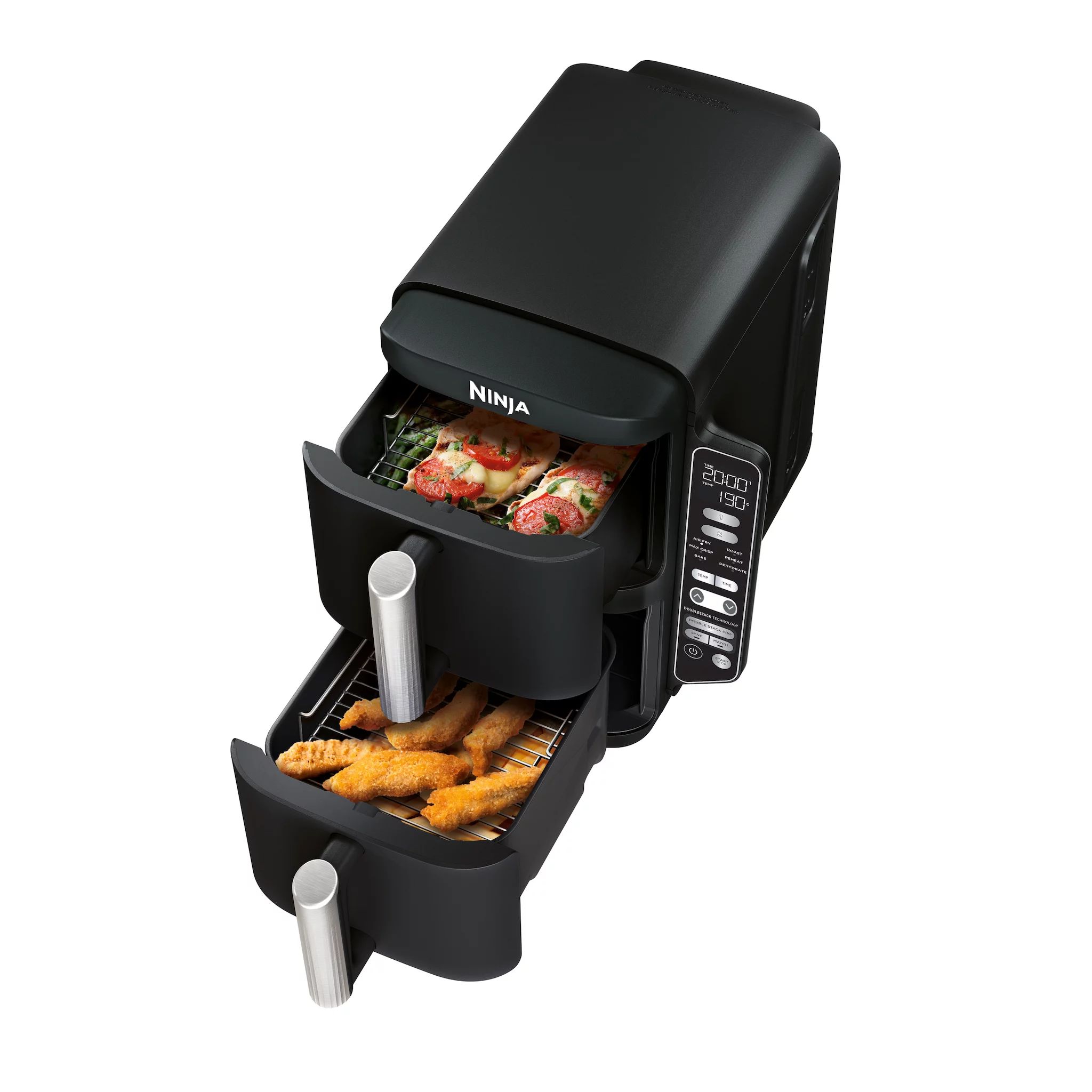 Ninja Double Stack 2-Ebenen Heißluftfritteuse 7,6 L - SL300EU