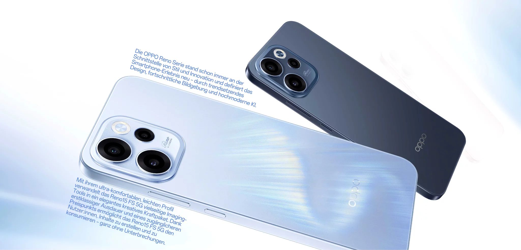 OPPO Reno15 FS 5G, 8/512, Aurora Blue