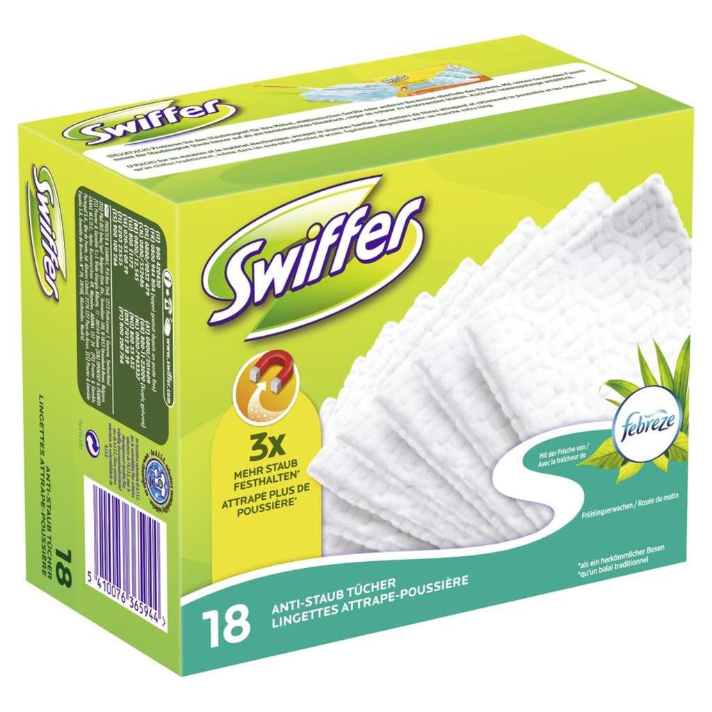 Swiffer Trocken Wischtücher Nachfüllpackung 18er
