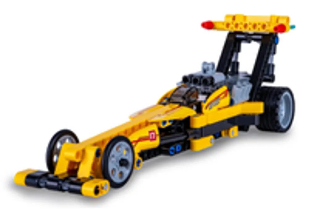 JAMARA CaDA Drag Racing 1 24 Bricks gelb