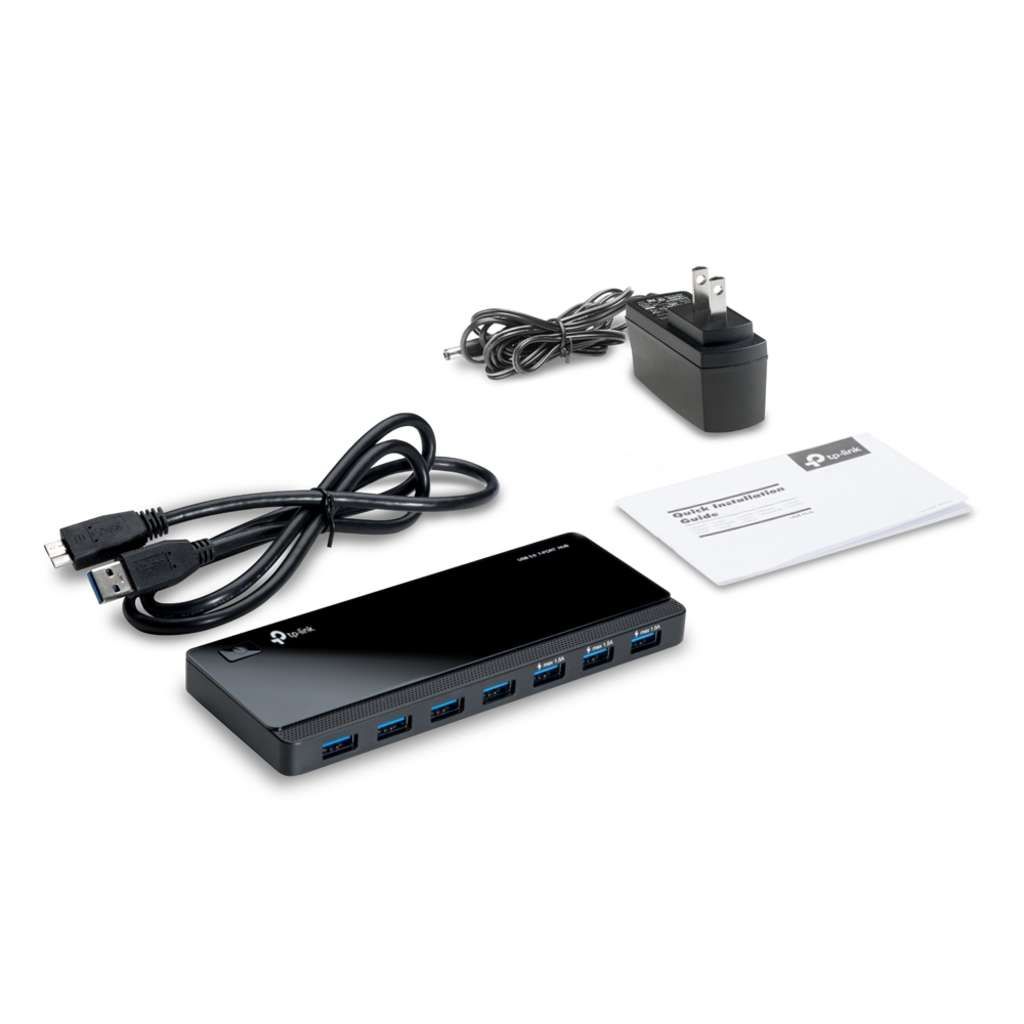 TP-LINK UH700 - Hub - 7 x SuperSpeed USB 3.0