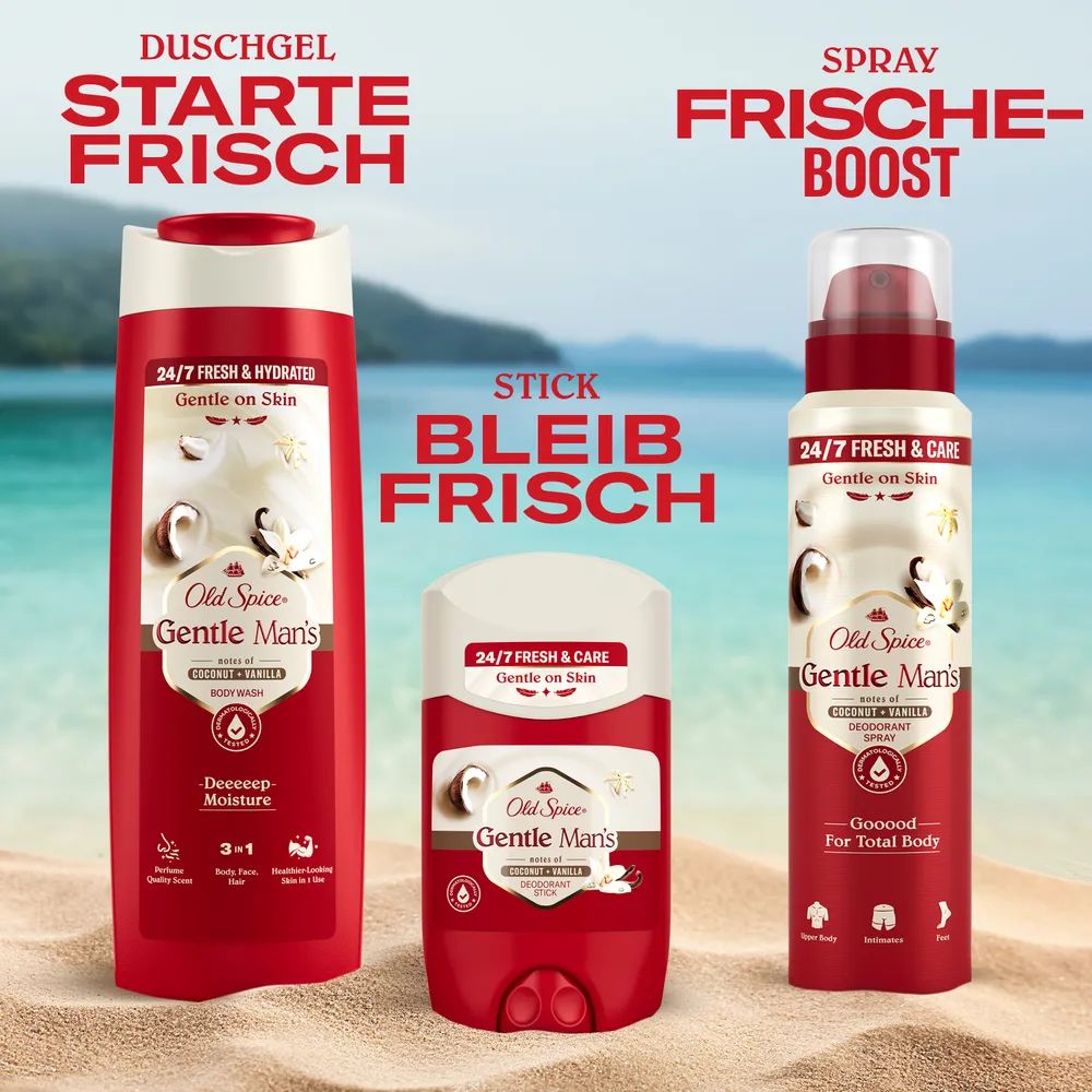 Old Spice Gentle Man’s Duschgel Coconut & Vanilla