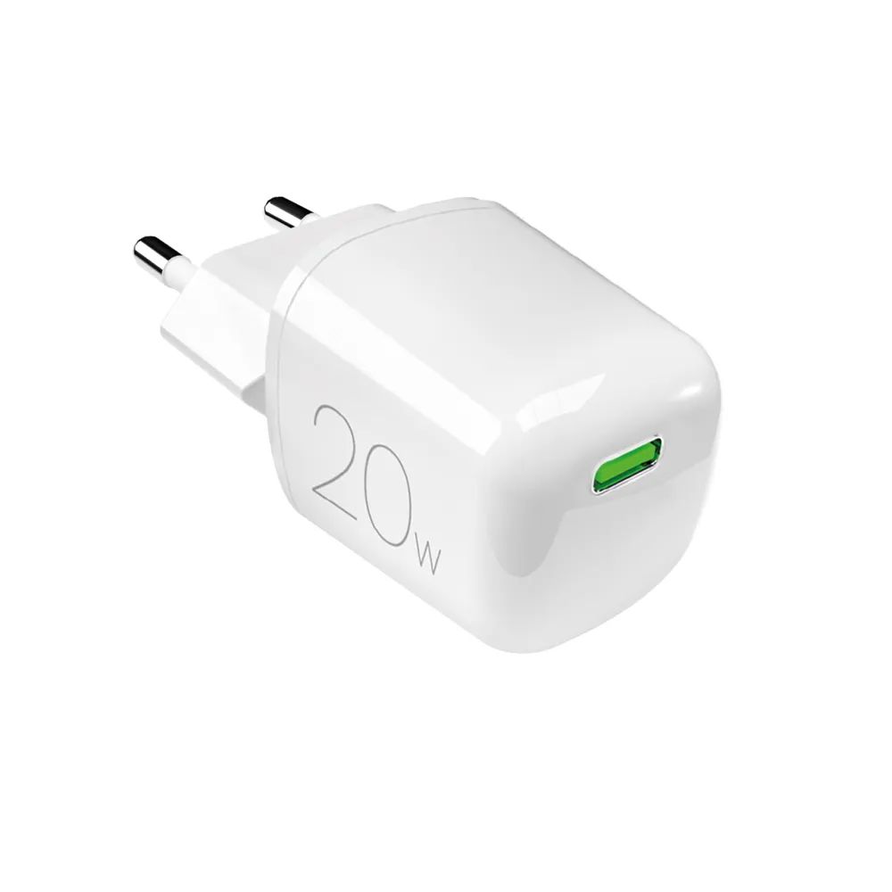 PURO GaN Netzlader, 1x USB-C PD, 20W weiss