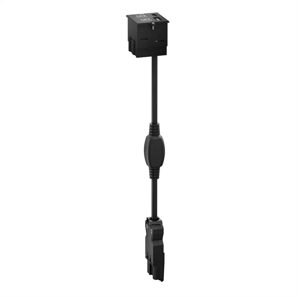 BACHMANN Keystone Modul USB Doppelcharger 1xUSB-A, 1xUSB-C max. 22W