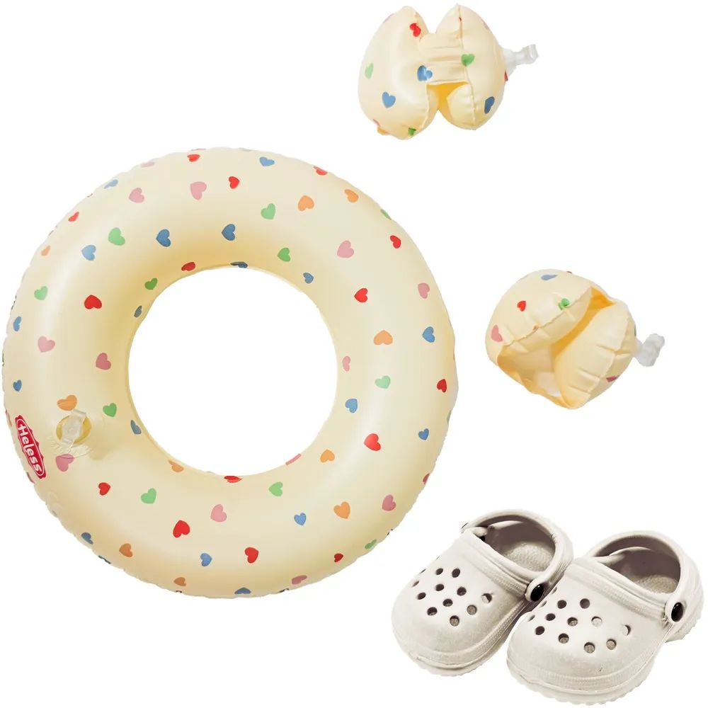 Heless GmbH Pu-Schwimmset ''Herz Konfetti'' m Schwim