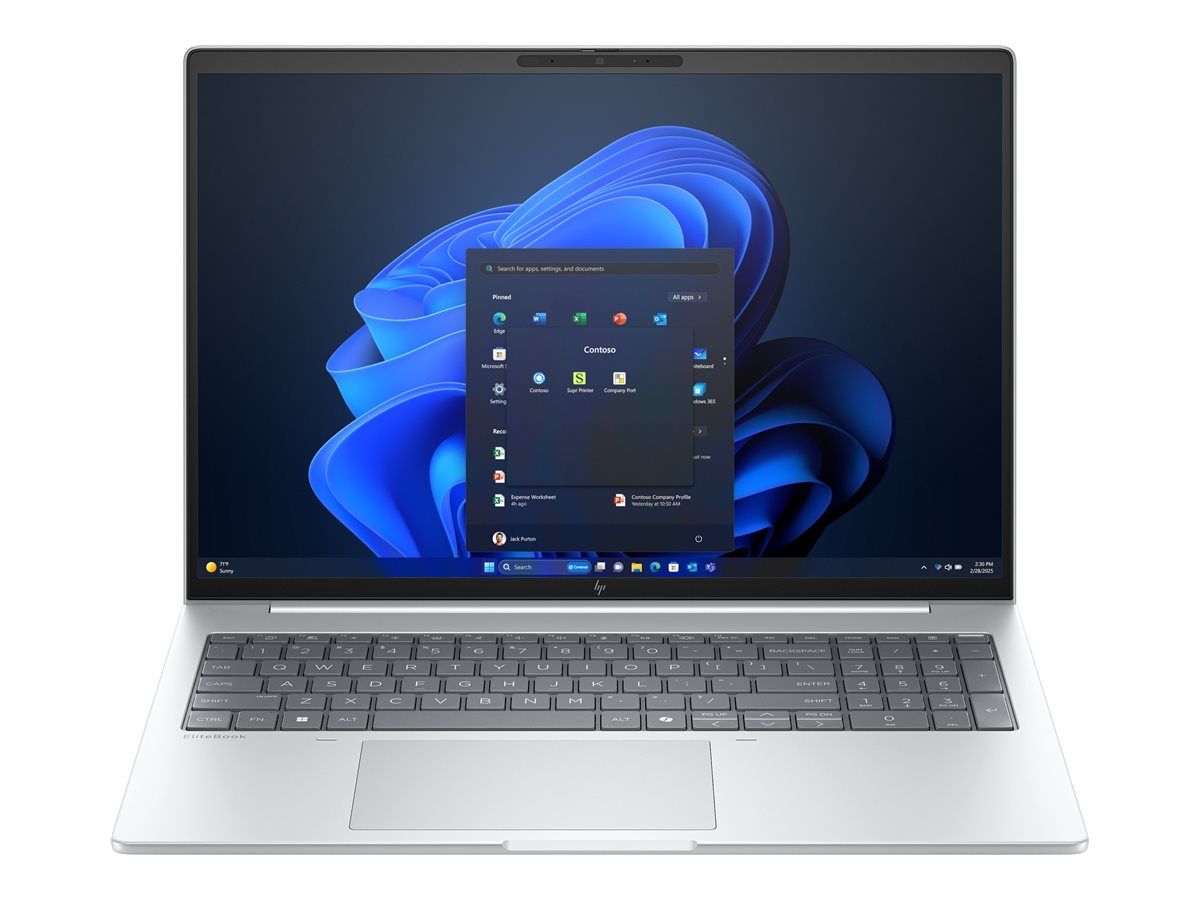 HP EliteBook 8 G1i Notebook AI - Intel Core Ultra 5 225U / 1.5 GHz - Win 11 Pro - Intel Graphics - 16 GB RAM - 512 GB SSD NVMe - 33.8 cm (13.3")