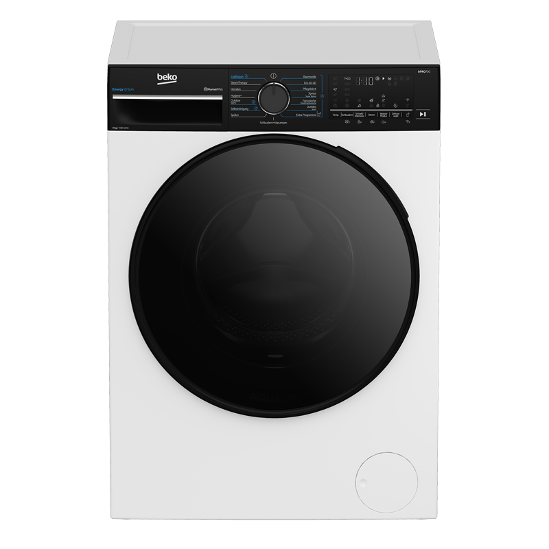 Beko B7WFU694112W Waschmaschine mit WiFi, 1-9 kg, 1400 U/min, Weiß
