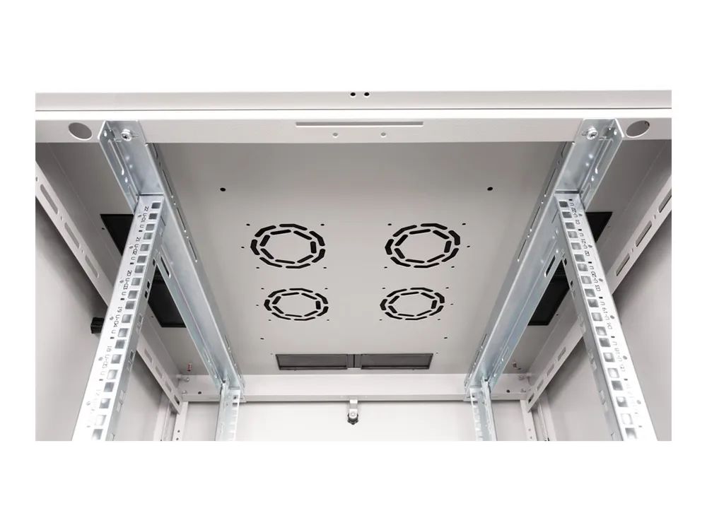ROLINE Basic - Schrank Netzwerkschrank - Glas Tür, 800 x 800 (B x T)