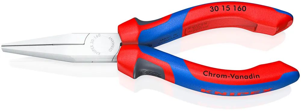 KNIPEX Langbeckzange mit Comfort-Griffen verchromt 160 mm