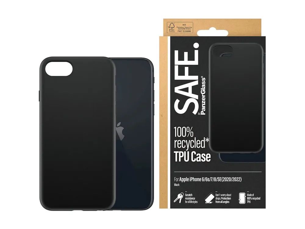 PanzerGlass SAFE. by PanzerGlass - Hintere Abdeckung für Mobiltelefon - Thermoplastisches Polyurethan (TPU)