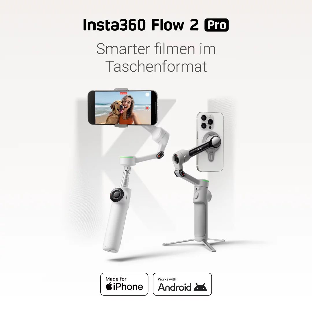 Insta360 Flow 2 Pro Standard Bundle Hellgrau