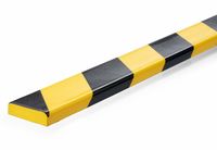 Durable Flächenschutzprofil S10 gelb/schwarz selbstkl 1m