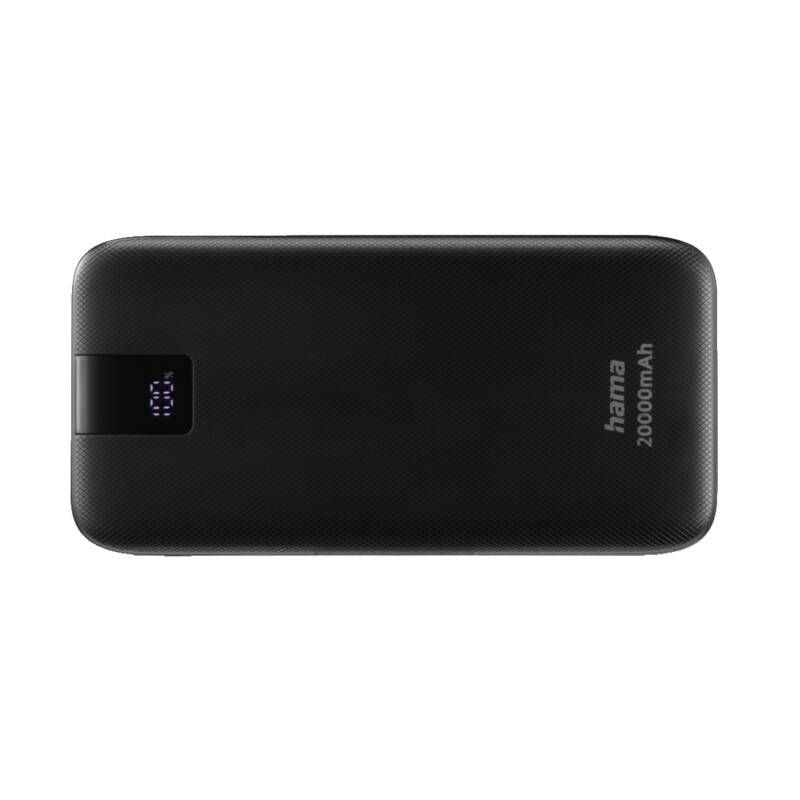 Hama Power Pack "PD 20" 20000mAh, Ausgänge: 2x USB-C, USB-A, Schnellladen, Anth.