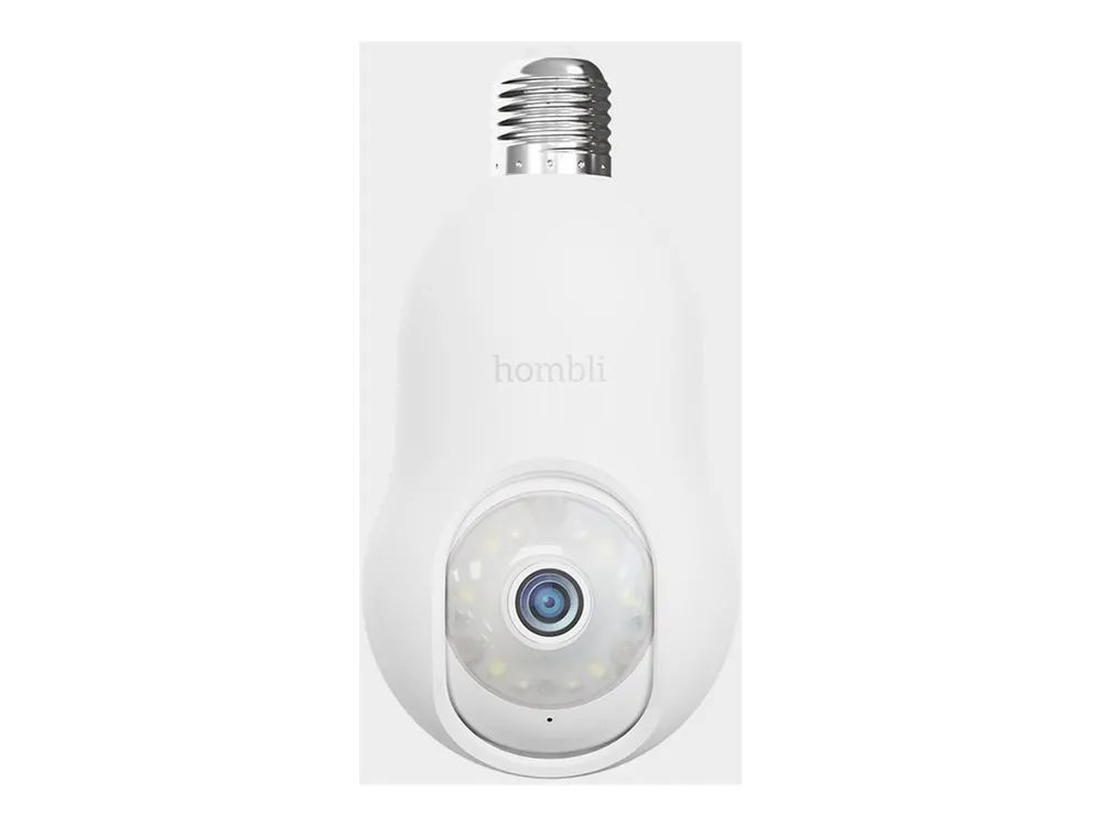 Hombli Bulb Cam - Netzwerk-Überwachungskamera - Innenbereich, Außenbereich - wasserfest - Farbe (Tag&Nacht)